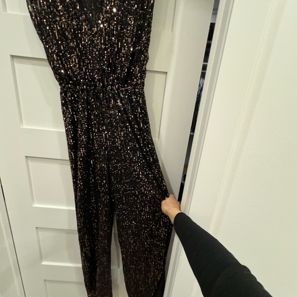 BCBG MaxAzria sequin jumpsuit - Picture 2 of 4